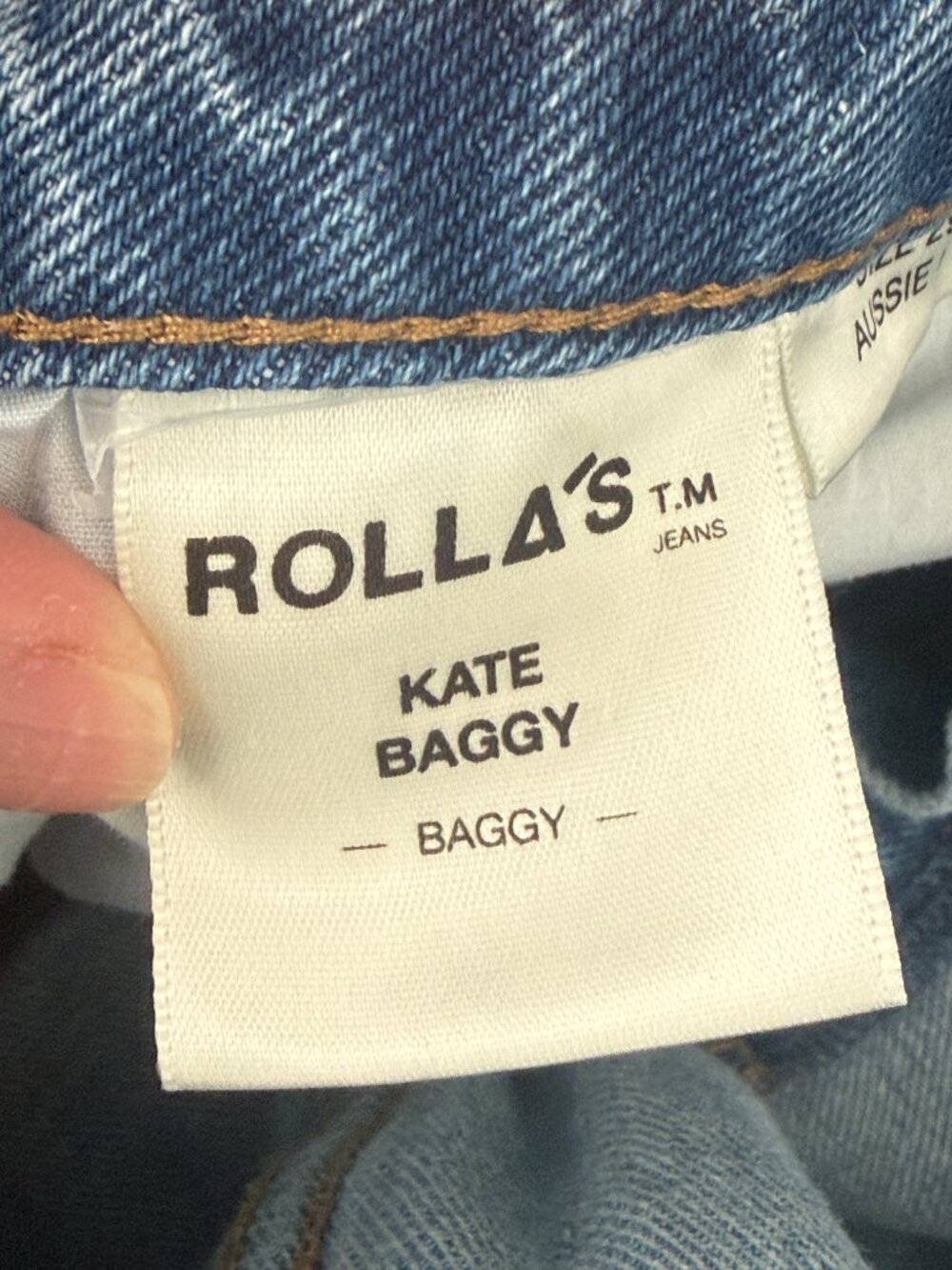 ROLLA'S Kate Baggy Jeans – 29-Light Wash- High Rise-Straight- Premium Denim - Picture 8 of 14